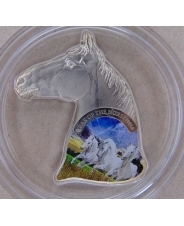Ниуэ 1 Доллар 2014 Год Лошади. пруф. Блистер. арт. 2703-00008